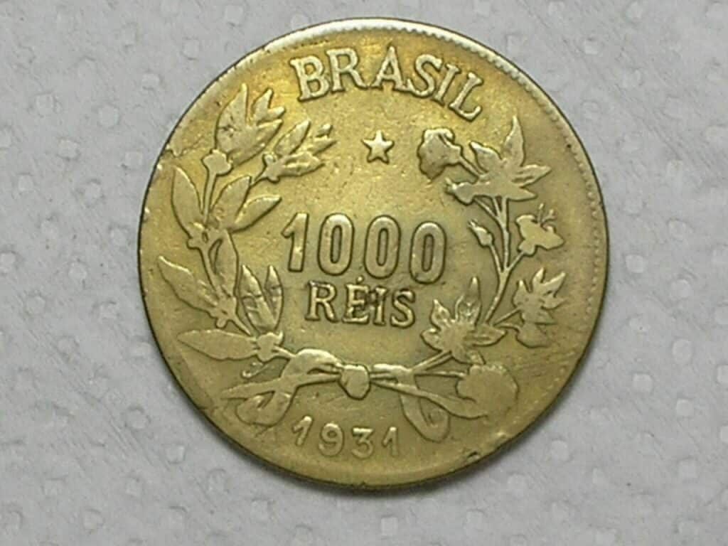 | Casa do Colecionador 1.000 Réis - 1931 / Data escassa / mbc / m10.3