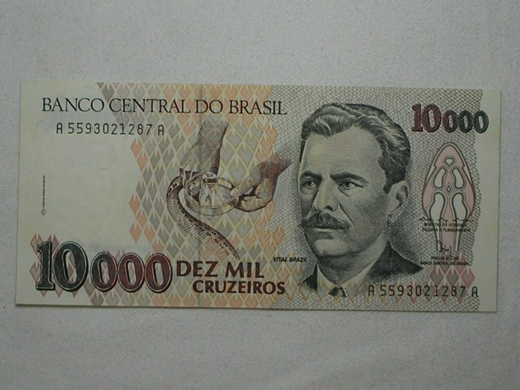 | Casa do Colecionador 10.000 Cruzeiros C-224 - Vital Brasil / Flor de Estampa / 21287