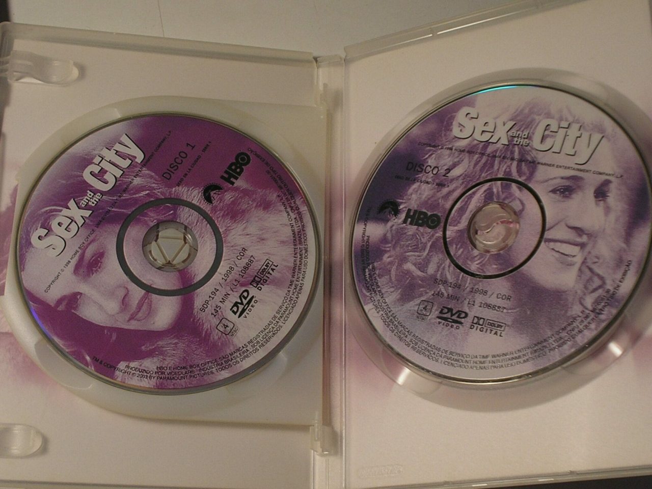 | Casa do Colecionador 2 Filmes Sex & City - 2 DVD's - 1ª Temporada Completa