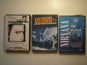 3 DVD's - Nirvana / Grupo de Rock / gravaçoes ao vivo - Puro rock