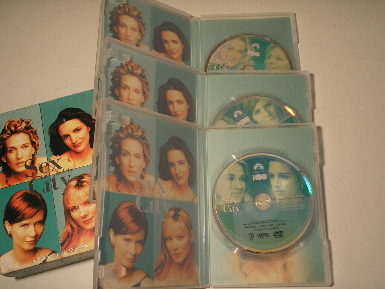 | Casa do Colecionador 3 Filmes Sex & City - 3 DVDs - 3ª Temporada