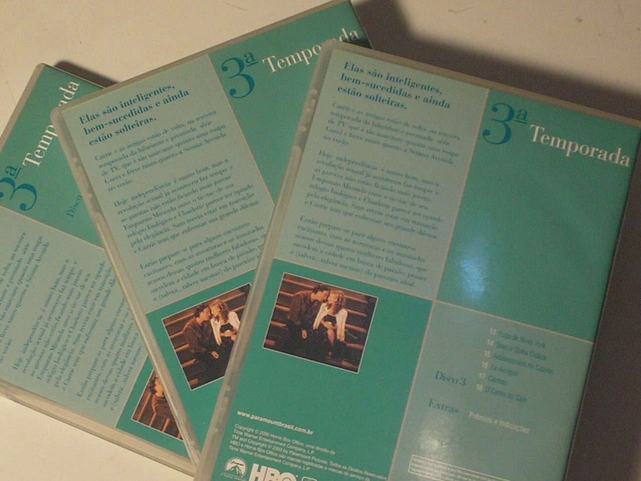 | Casa do Colecionador 3 Filmes Sex & City - 3 DVDs - 3ª Temporada