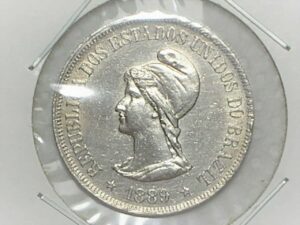 500 Réis - 1889 / Império / Prata / Sob/Fc / cod. 940.2