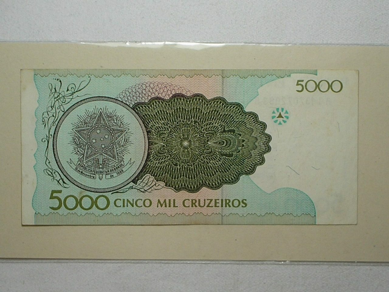 | Casa do Colecionador 5.000 Cruzeiros - C-222 - Reposição / Indio - Sob/Fc / 2083