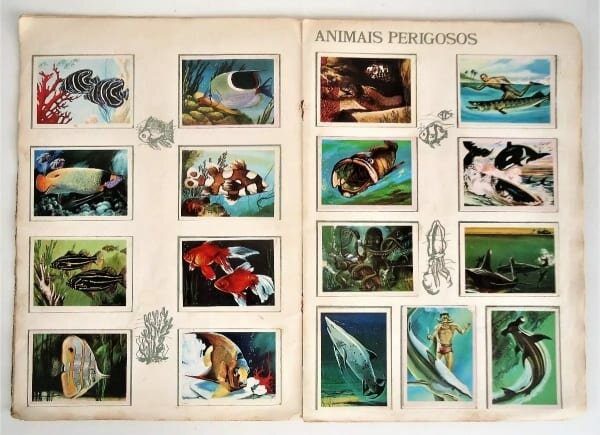 | Casa do Colecionador Album De Figurinhas Mar Fonte De Vida - Completo - Anos 50
