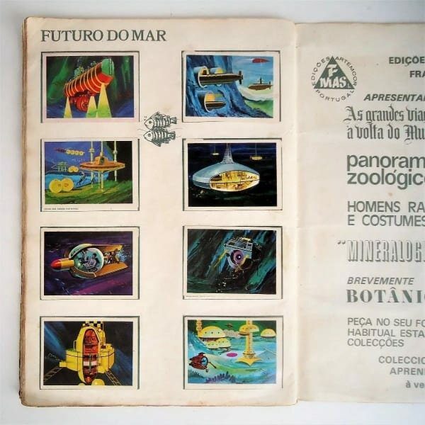 | Casa do Colecionador Album De Figurinhas Mar Fonte De Vida - Completo - Anos 50