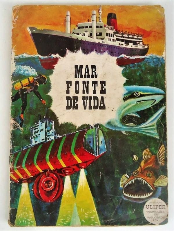 | Casa do Colecionador Album De Figurinhas Mar Fonte De Vida - Completo - Anos 50