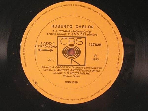 | Casa do Colecionador Álbum Disco LP Vinil Roberto Carlos - parada 1973