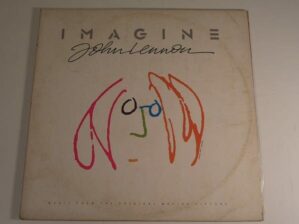 Álbum Duplo Disco LP Vinil John Lennon - Imagine - paradas de 1988