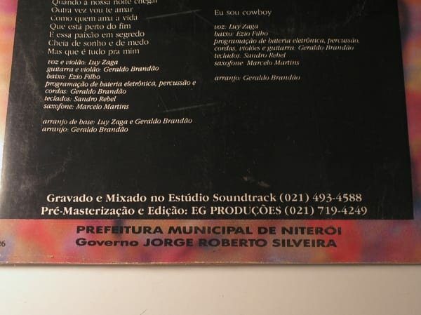 | Casa do Colecionador Álbum Vinil Disco Lacrado de Luy Zaga - Parada 1990 / Sucessos amor errado e coração cowboy / Disco ainda lacrado