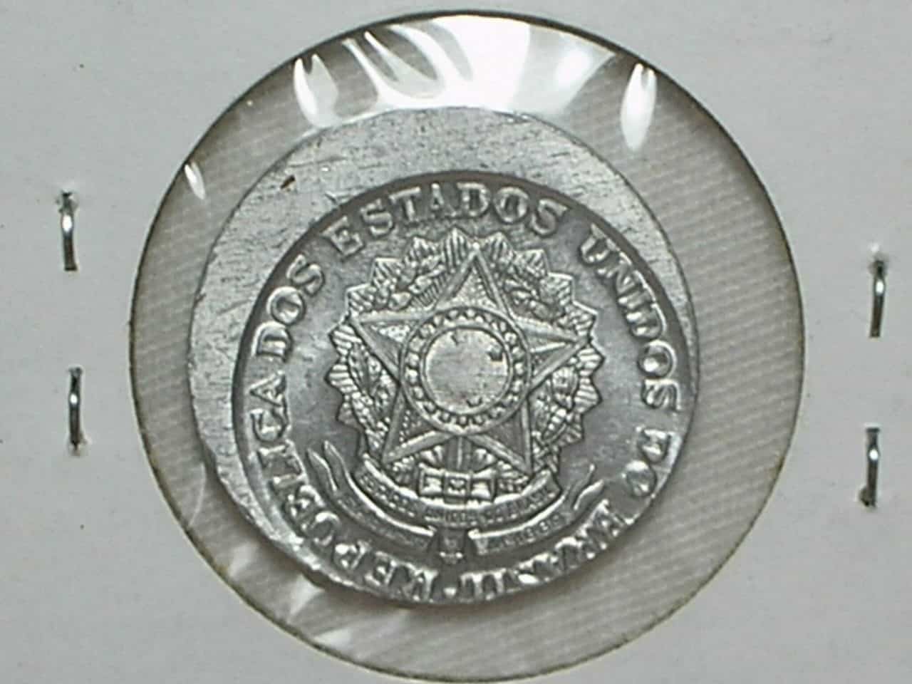 | Casa do Colecionador Boné) Flor de Cunho) 1 cruzeiro - 1959 / Aluminio / cod. 1007