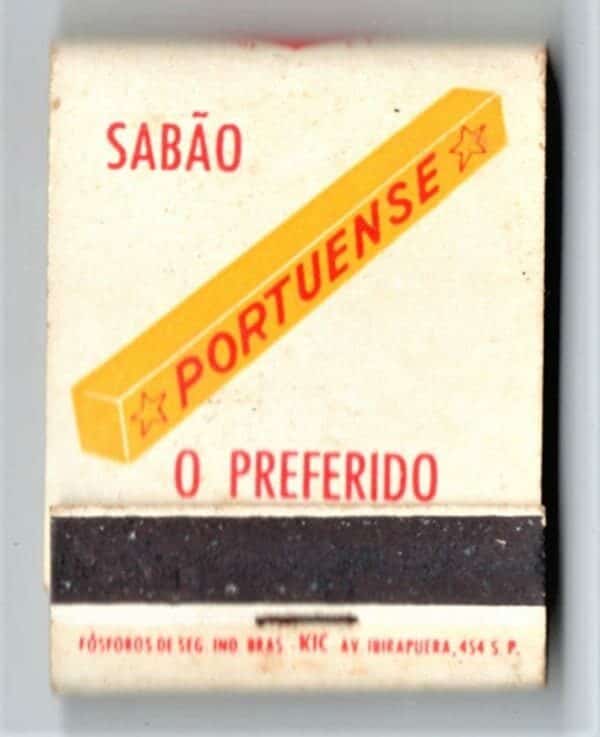 | Casa do Colecionador Caixa De Fosforos - Sabão Portuense - Recife ( PE ) - Anos 50