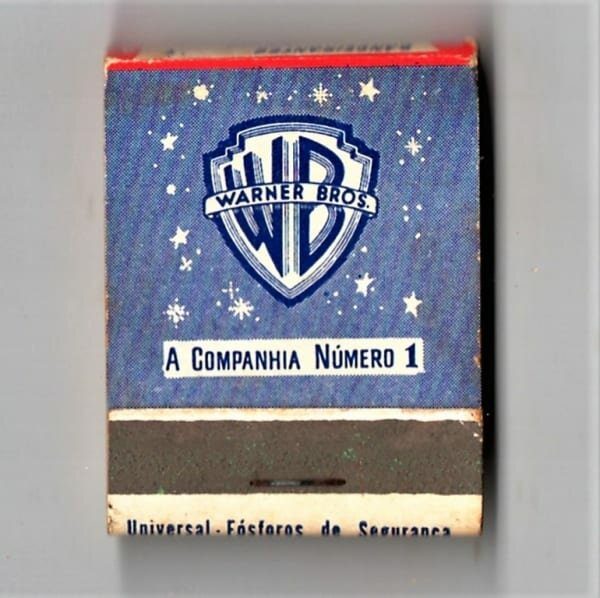 | Casa do Colecionador Caixa De Fosforos - Warner Bros - Um Fio De Esperança - John Wayne - Filuminismo - Anos 50
