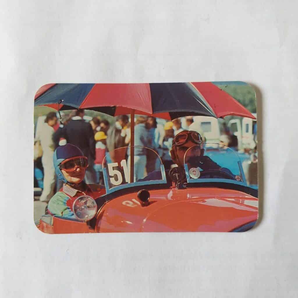 Calendário de Bolso (Tema Automobilismo) - Ano 1987 - Calendário Estrangeiro (Portugal)