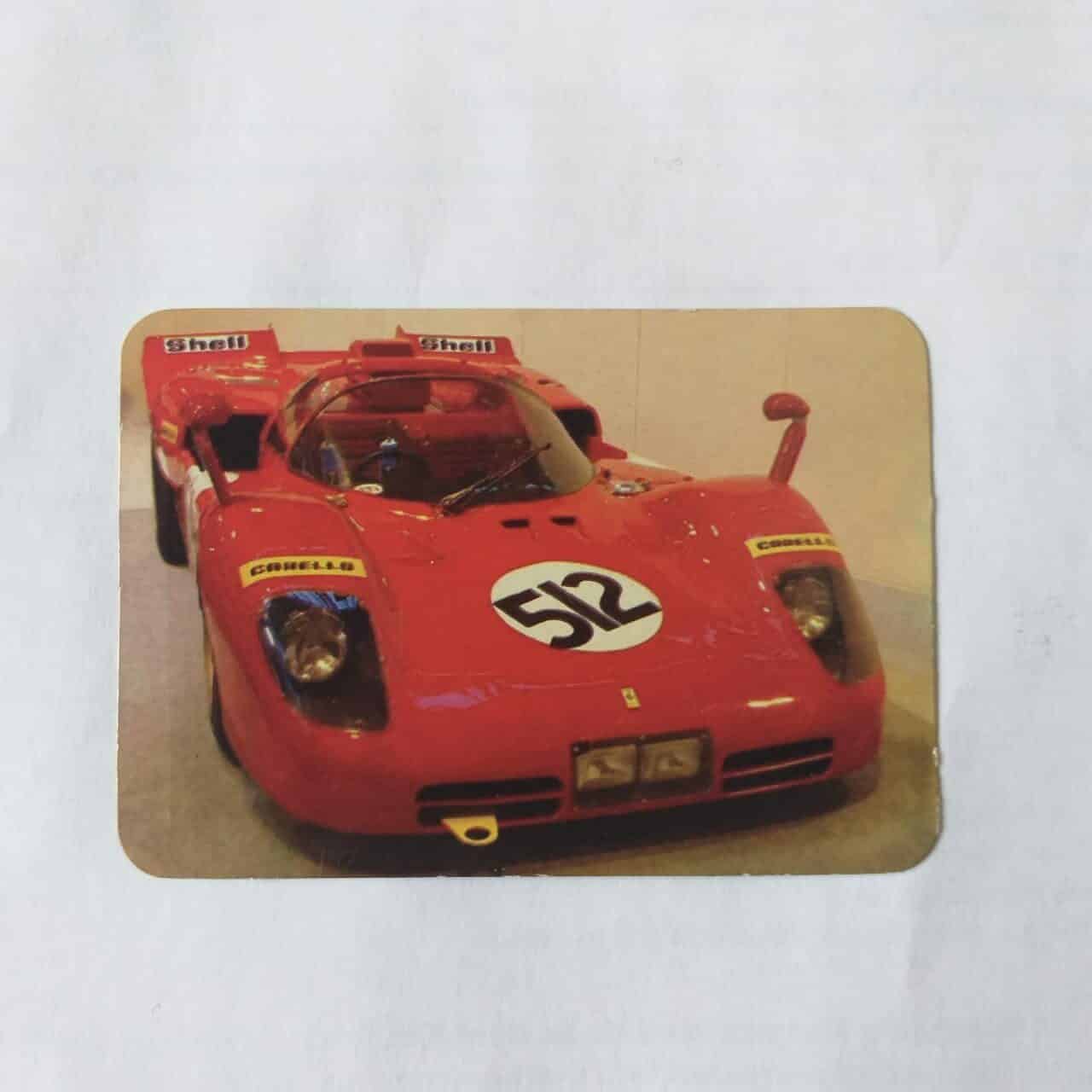 Calendário de Bolso (Tema Automobilismo) Ferrari - Ano 2009