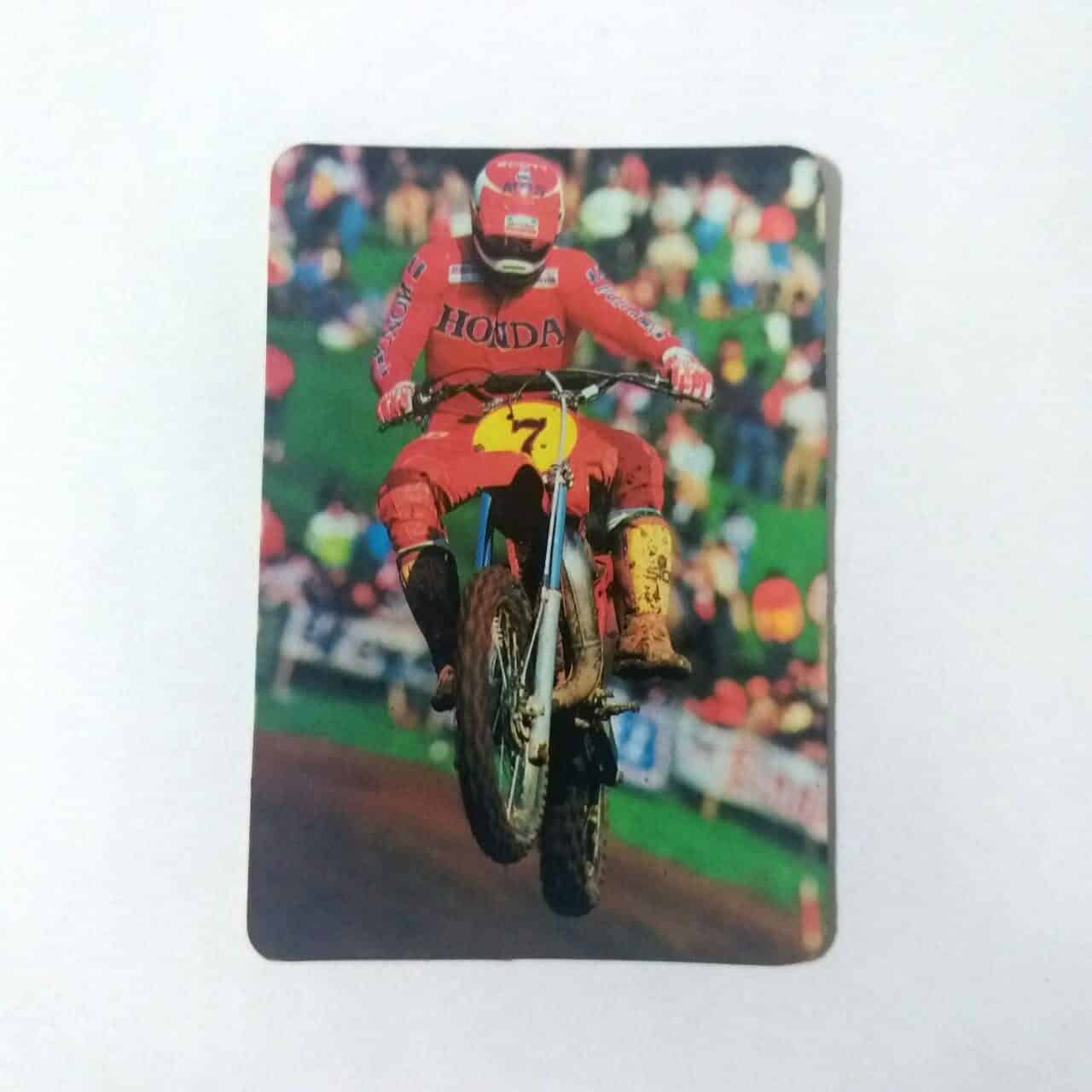 Calendário de Bolso (Tema MotoCross) Ano 1988