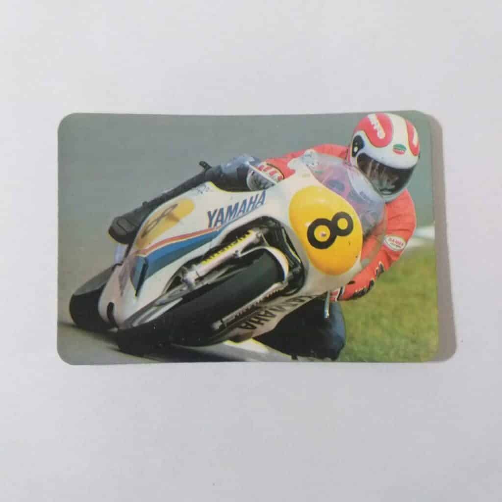 Calendário de Bolso (Tema Motovelocidade) Ano 1986