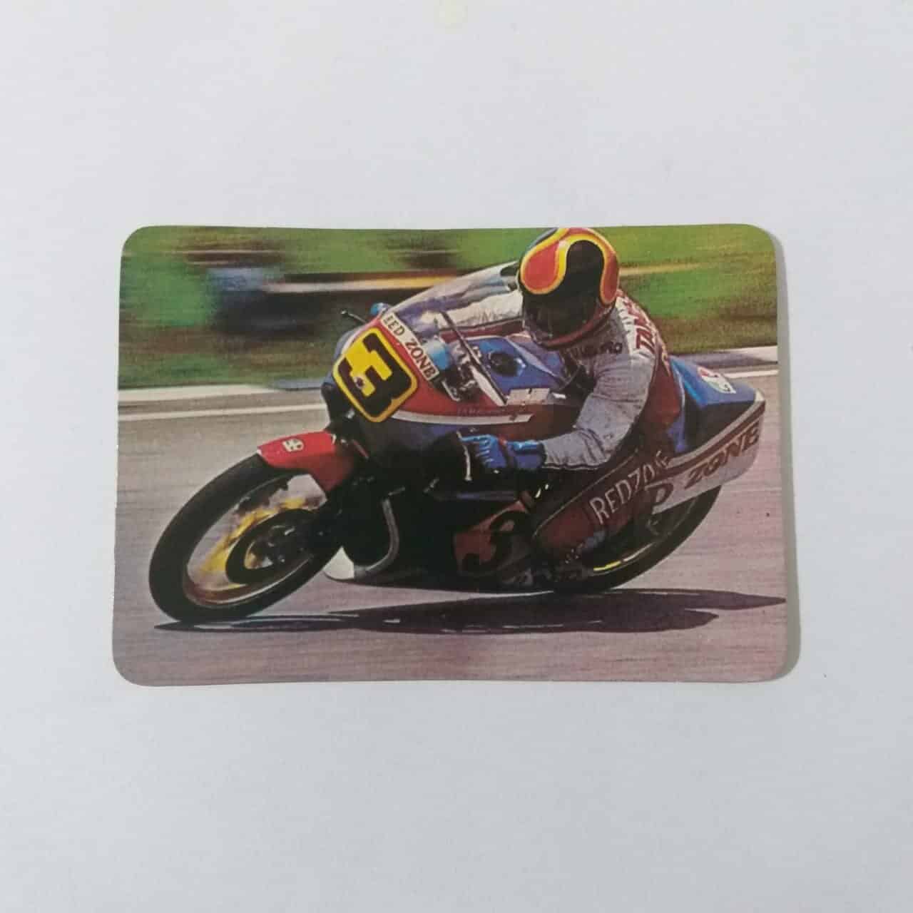 Calendário de Bolso (Tema Motovelocidade) Ano 1986 - Calendário Estrangeiro (Portugal)