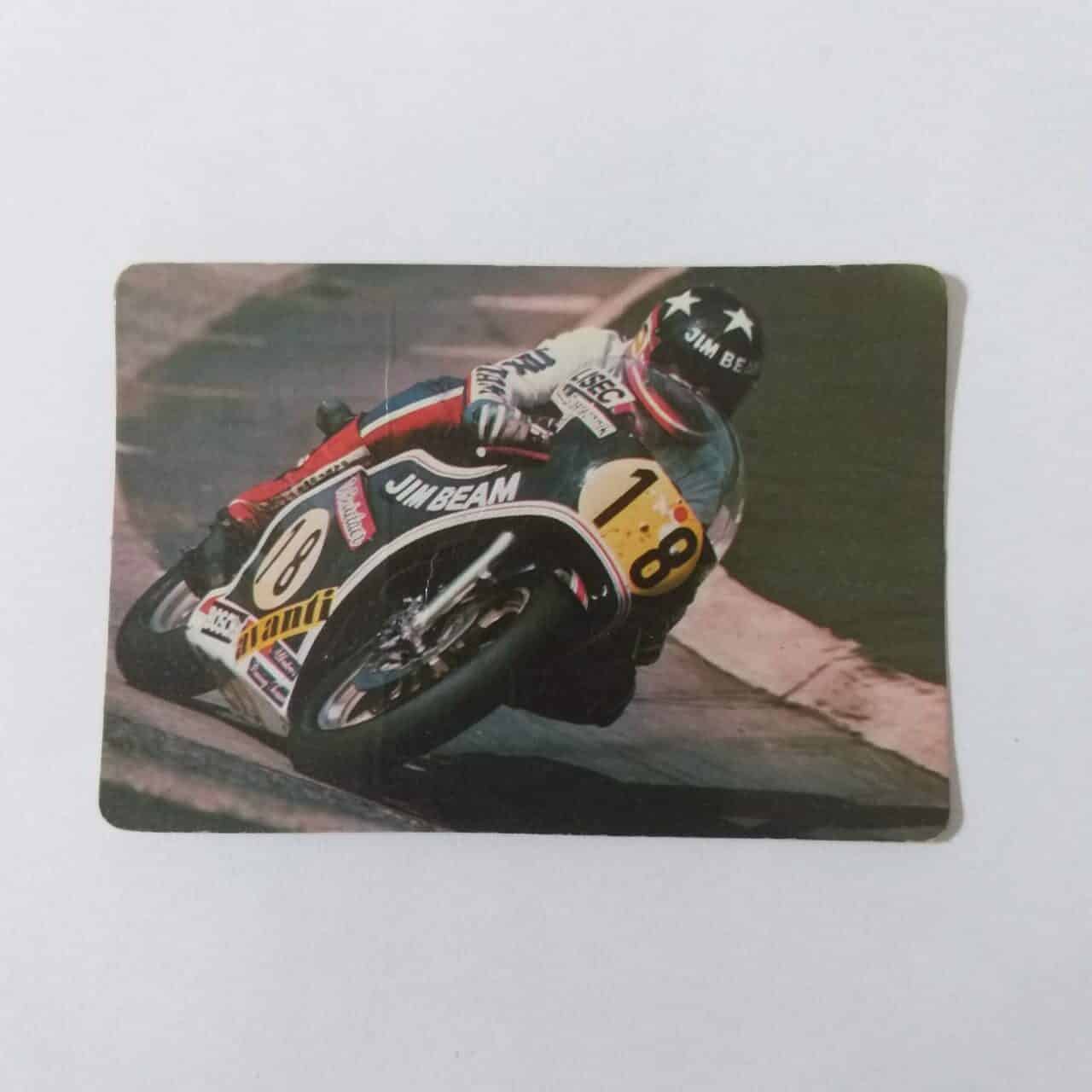 Calendário de Bolso (Tema Motovelocidade) Ano 1986