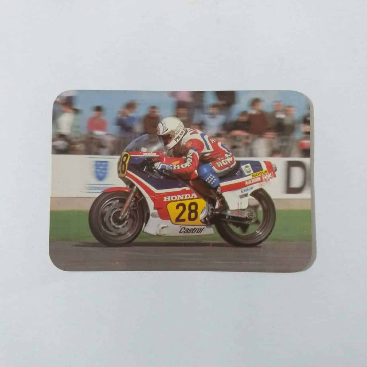Calendário de Bolso (Tema Motovelocidade) Ano 1987 - Calendário Estrangeiro (Portugal)