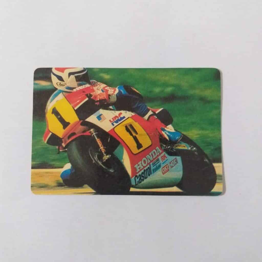 Calendário de Bolso (Tema Motovelocidade) Ano 1987 - Calendário Estrangeiro (Portugal)