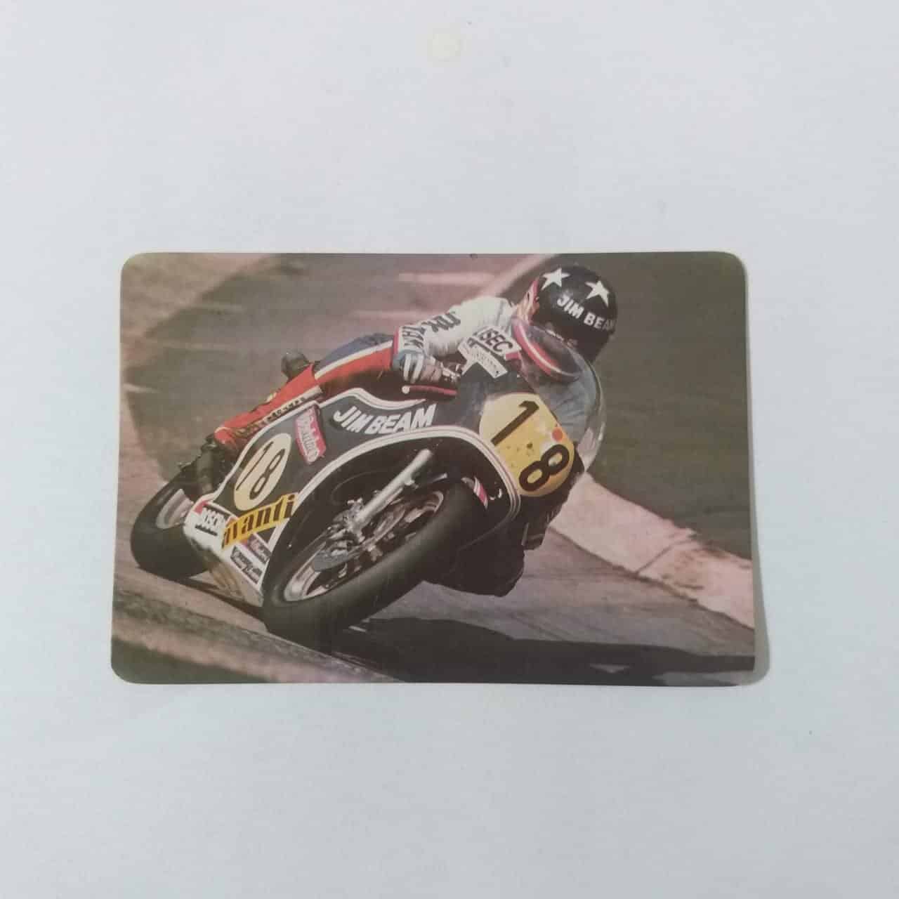 Calendário de Bolso (Tema Motovelocidade) Ano 1987
