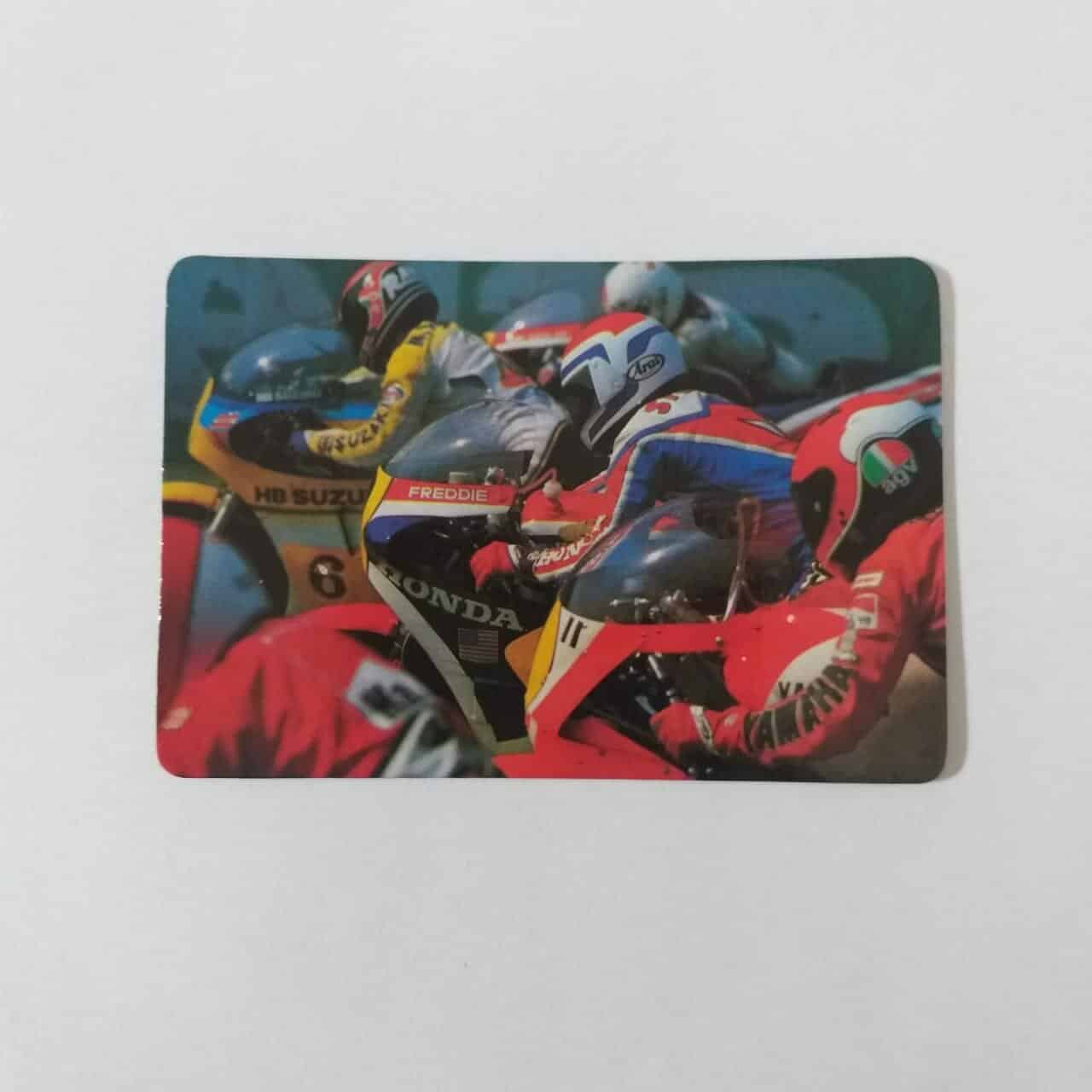 Calendário de Bolso (Tema Motovelocidade) Ano 1988 - Calendário Estrangeiro (Portugal)