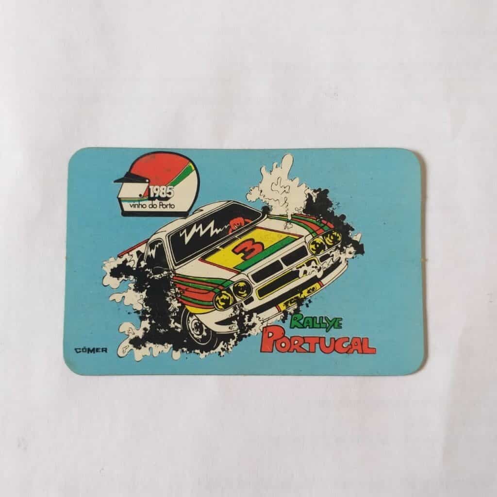 Calendário de Bolso (Tema Off Road / Rali) Ano 1985 - Calendário Estrangeiro (Portugal)