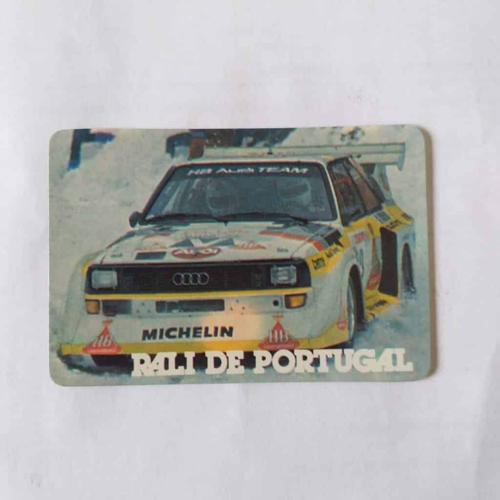 Calendário de Bolso (Tema Off Road / Rali) Ano 1987 - Calendário Estrangeiro (Portugal)