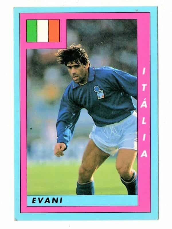 | Casa do Colecionador Card Copa Do Mundo de Futebol 1994 - Multi Editora - N° 202 - Itália - Evani