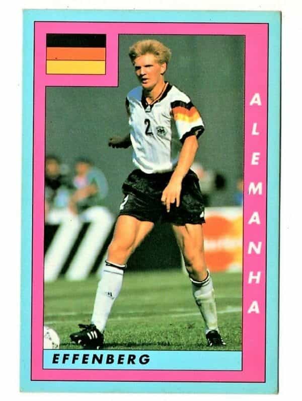 | Casa do Colecionador Card Copa Do Mundo De Futebol 1994 Multi Editora N 32 Alemanha Effenberg