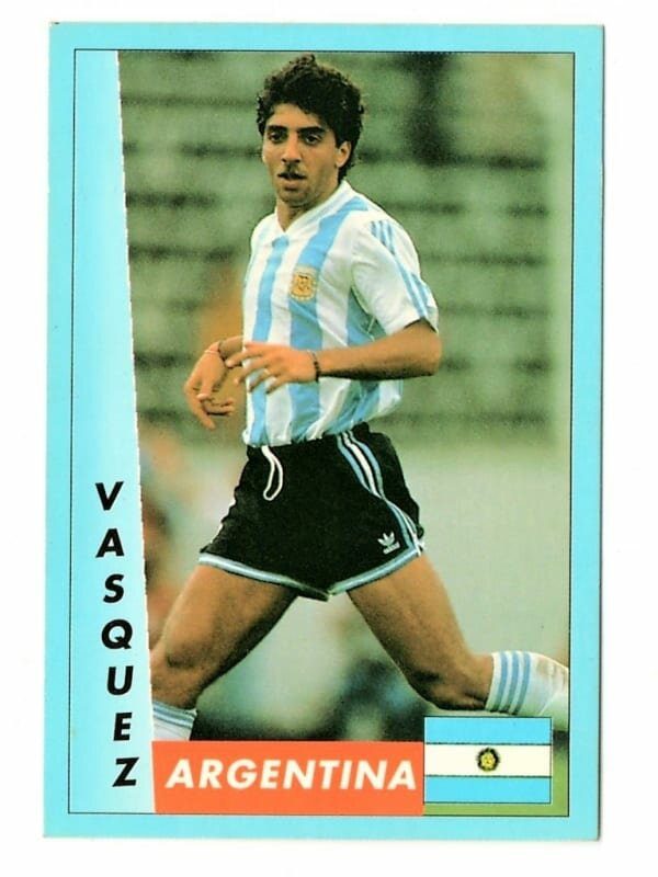 | Casa do Colecionador Card Copa Do Mundo de Futebol 1994 - Multi Editora - N° 51 - Argentina - Vasquez