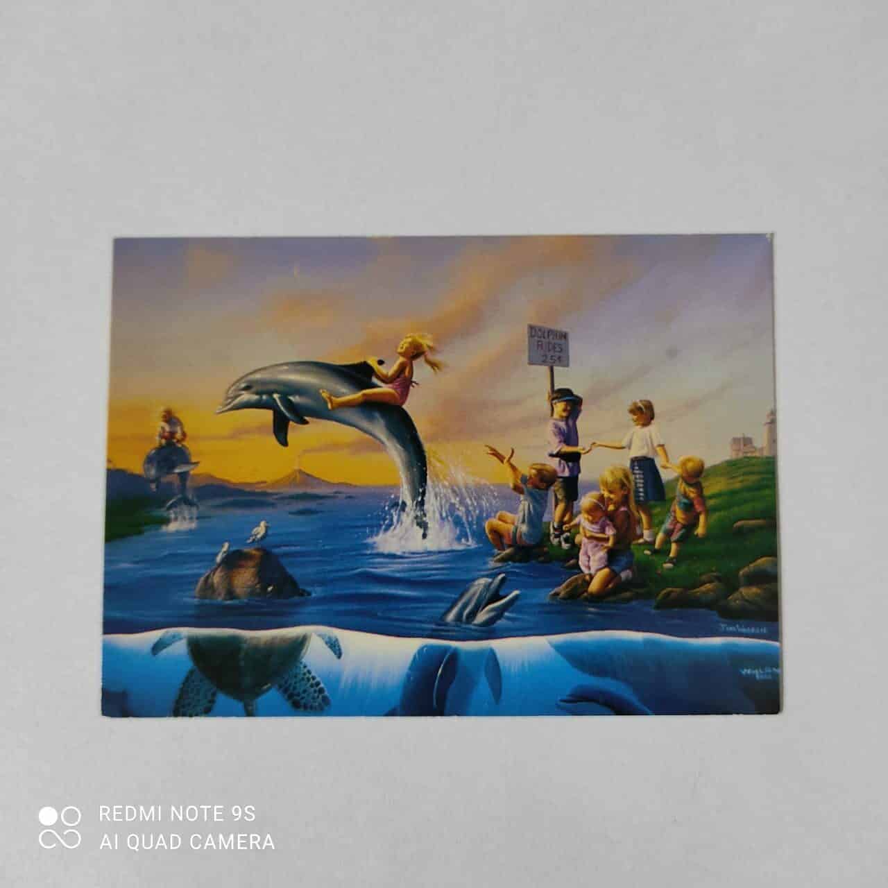 | Casa do Colecionador Card Jim Warren - Série 2 - More Beyond Bizarre - Nº 42 - Dolphin Rides (1994)
