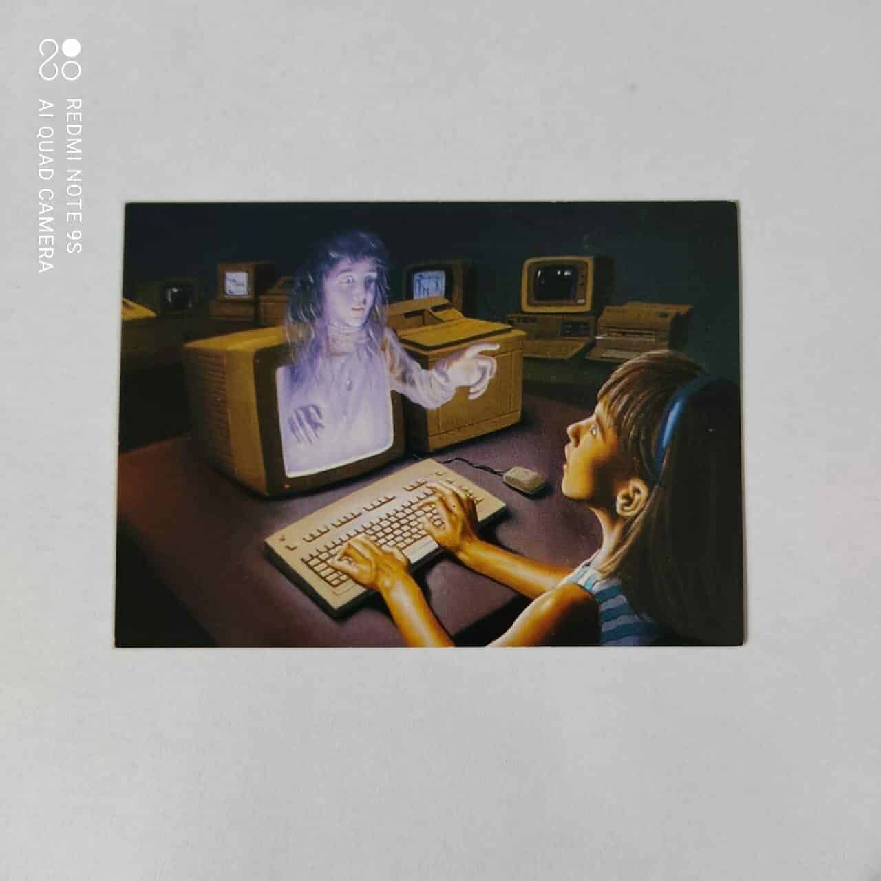 | Casa do Colecionador Card Jim Warren - Série 2 - More Beyond Bizarre - Nº 83 - Ghost Inside the Computer (1994)