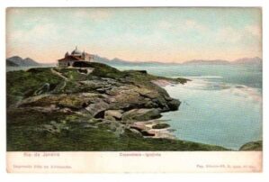 Cartao Postal - Copacabana Igrejinha - RJ - Anos 1907