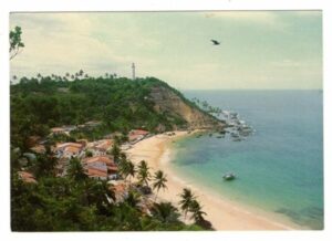 Cartao Postal - Farol e Morro de São Paulo - Cairu - Bahia - Anos 1970 - Cluposil