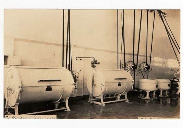 Cartão Postal Fotografico Penitenciaria de São Paulo - Carandiru - Lavanderia - Anos 40