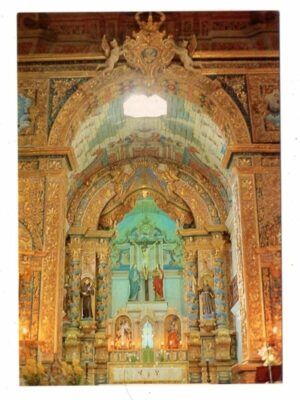 Cartao Postal - Interior do Convento de São Francisco - Penedo - Alagoas - Anos 1970 - Cluposil