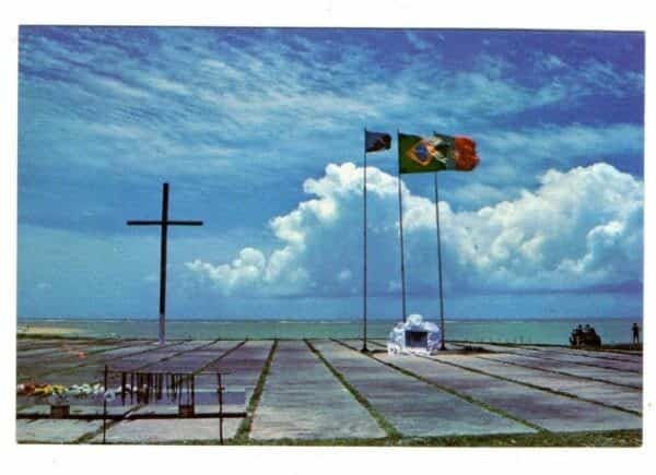 Cartao Postal - Local da II Missa Celebrada no Brasil - Santa Cruz de Cabralia - Bahia - Anos 1970
