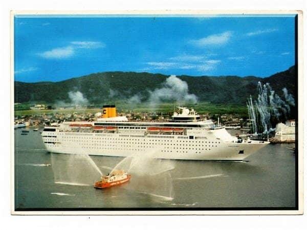 Cartão Postal Navio Costa Classica - Costa Crociere - Anos 2000