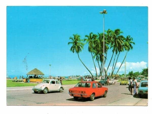 | Casa do Colecionador Cartao Postal - Os 7 Coqueiros Praia de Pajussara - Maceió - Alagoas - Anos 1970 - Paraná Cart