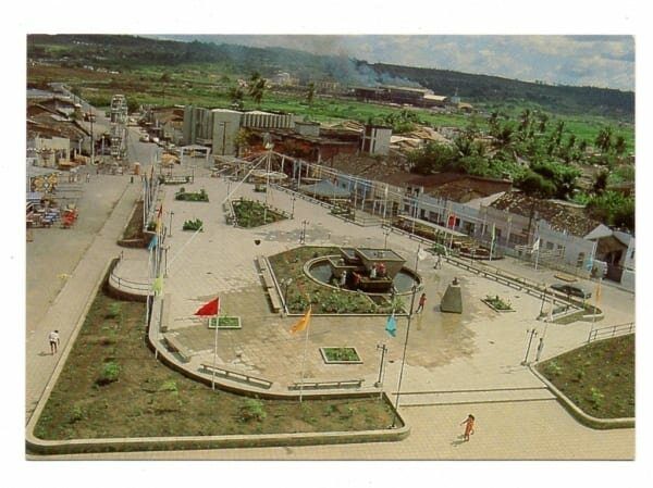 Cartao Postal - Praça Padre Julio de Albuquerque - São Miguel dos Campos - Alagoas - Anos 1970 - Cluposil
