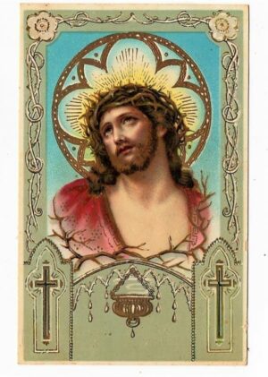 Cartao Postal Sacro - Religioso - Jesus Cristo - Anos 20