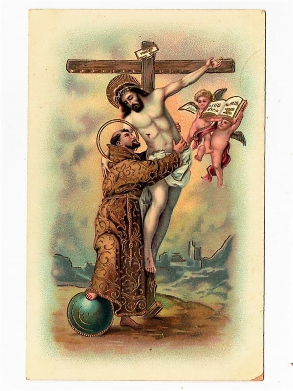 | Casa do Colecionador Cartao Postal Sacro - Religioso - Jesus Cristo Crucificado - Anos 10