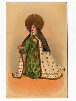 Cartao Postal Sacro - Religioso - Santa Catolica ( 4 ) - Anos 20