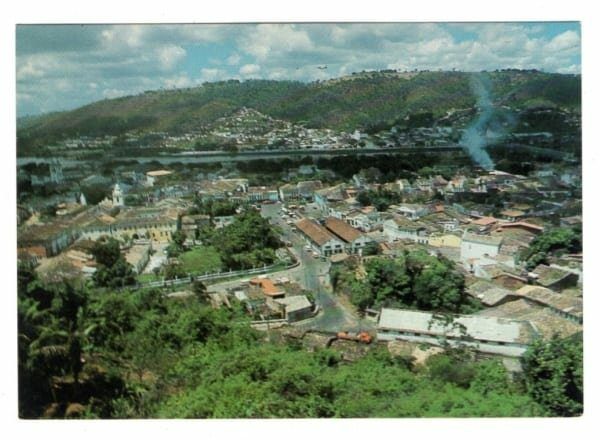 Cartao Postal - Vista Parcial - Cachoeira - Bahia - Anos 1970 - Cluposil