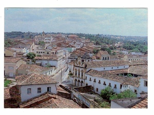 Cartao Postal - Vista Parcial - Penedo - Alagoas - Anos 1970 - Cluposil
