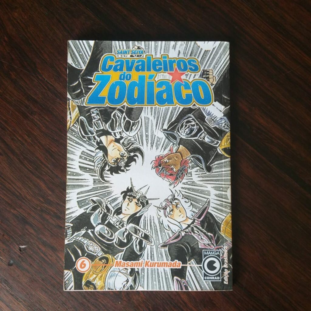 Cavaleiros do Zodíaco (Saint Seiya) Nº 06 (Editora Conrad) Abril 2001 (Mangá)