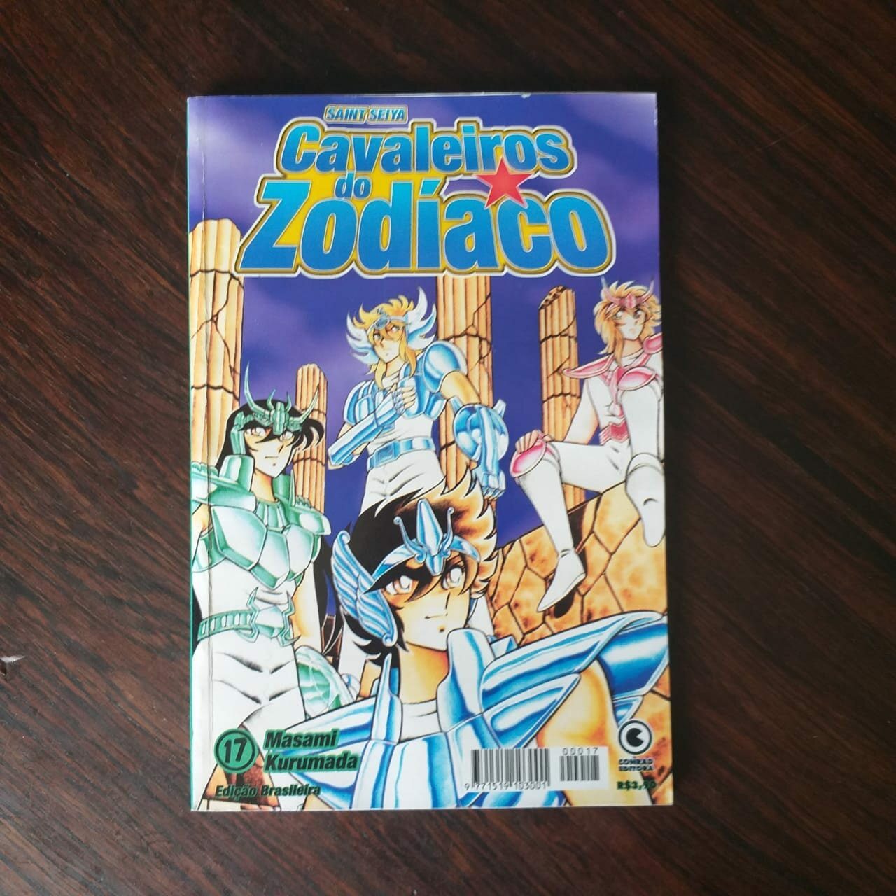 | Casa do Colecionador Cavaleiros do Zodíaco (Saint Seiya) Nº 17 (Editora Conrad) Março 2002 (Mangá)