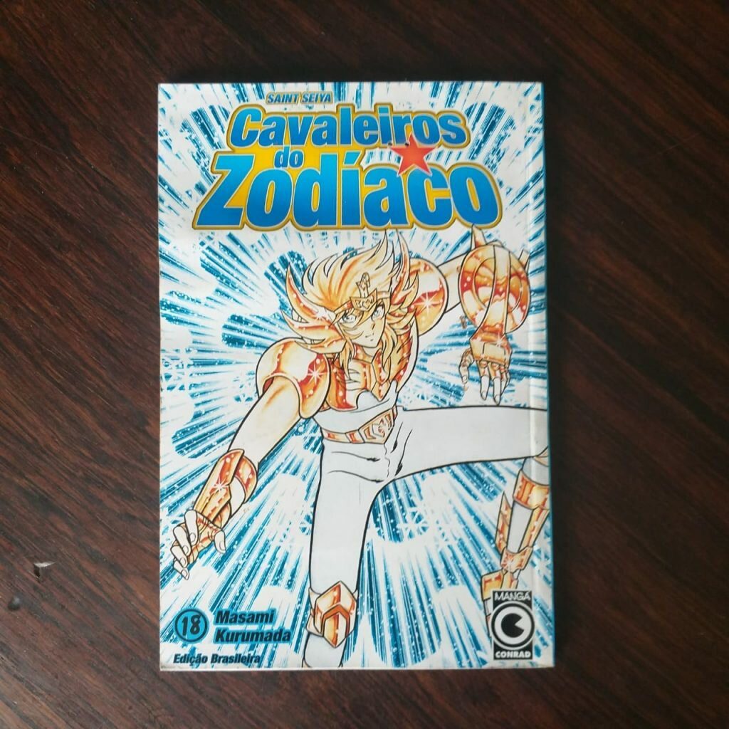 Cavaleiros do Zodíaco (Saint Seiya) Nº 18 (Editora Conrad) Abril 2002 (Mangá)
